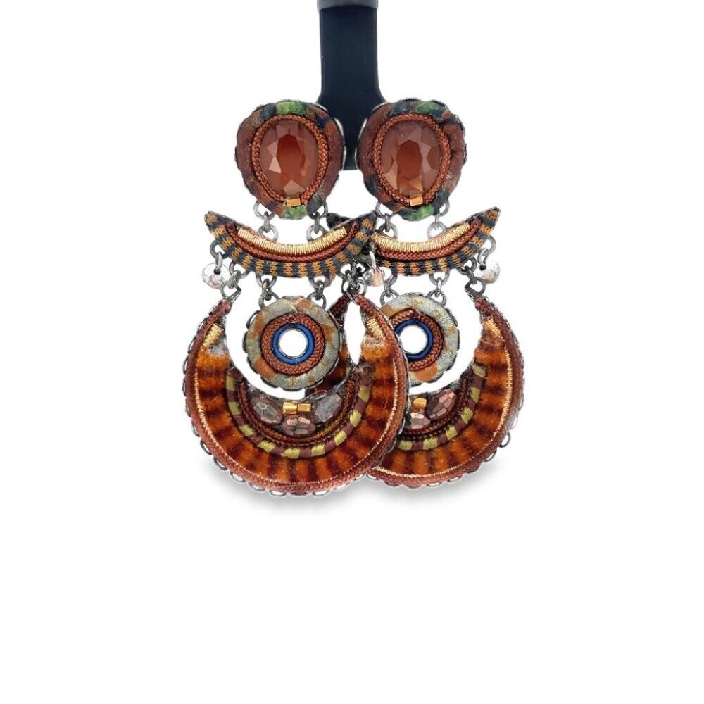 Ayala Bar Brown Earrings